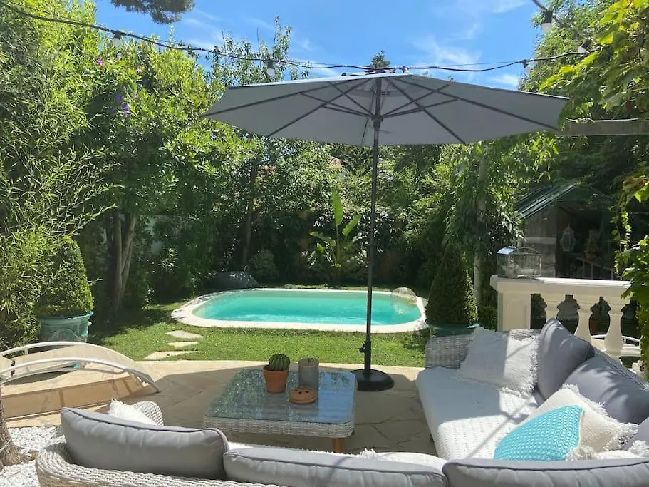 Villa Cap D'Antibes 50M From The Beach 3 Bedrooms/Pool France